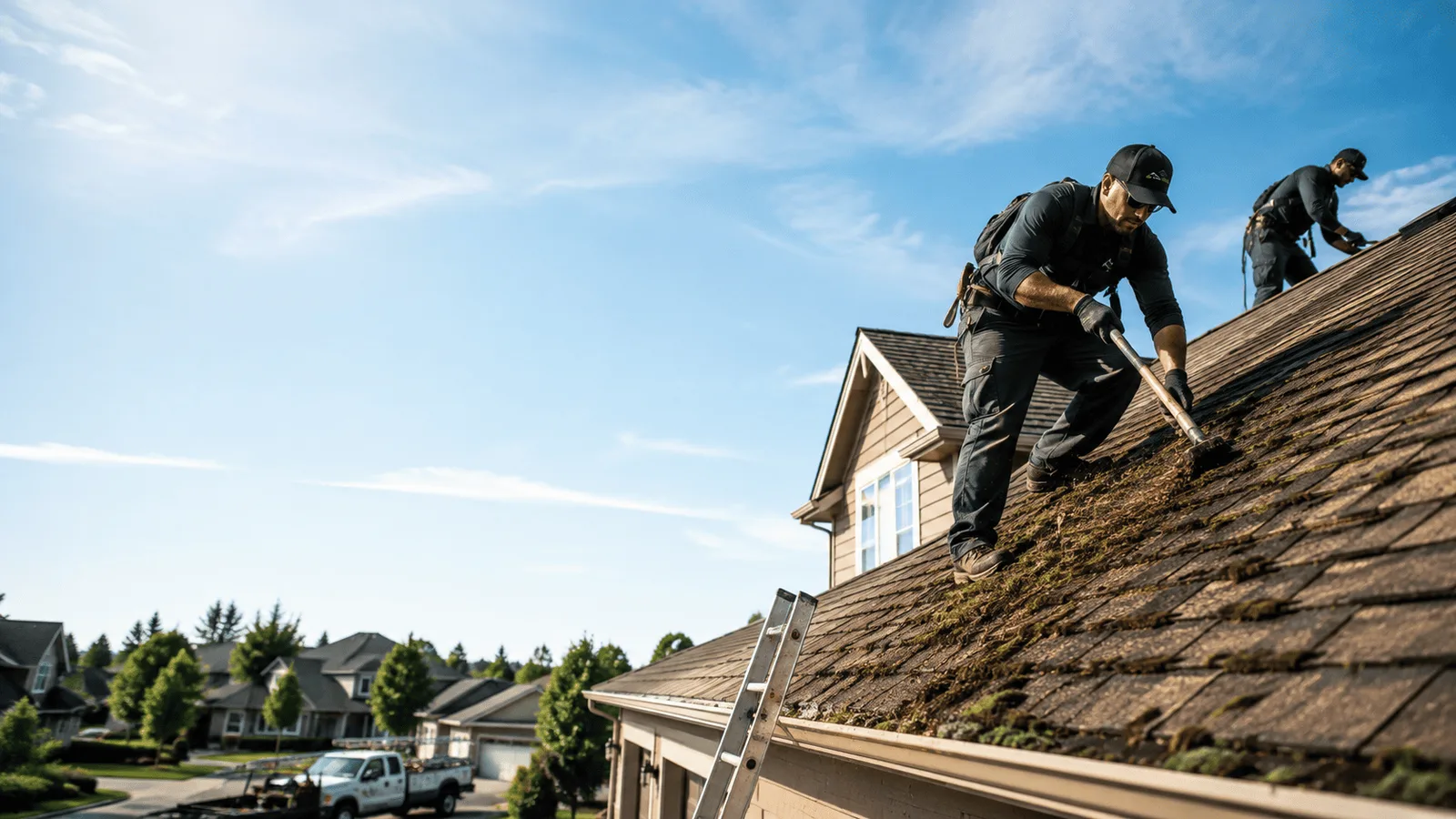 Roof Moss Removal in Pinconning, MI near me